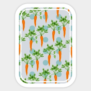 Carrot Pattern Sticker